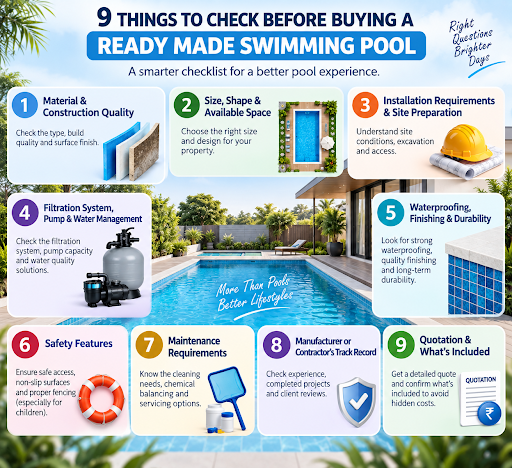 Ready Made Pools: What Should You Check Before Buying One?